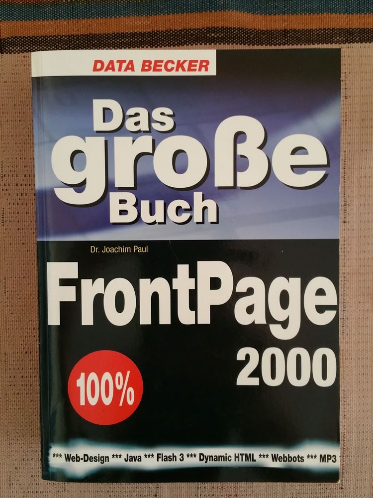internetFunke Buch - Das große Buch Frontpage 2000