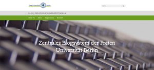 Freie Universität Berlin – Zentrales Blogsystem